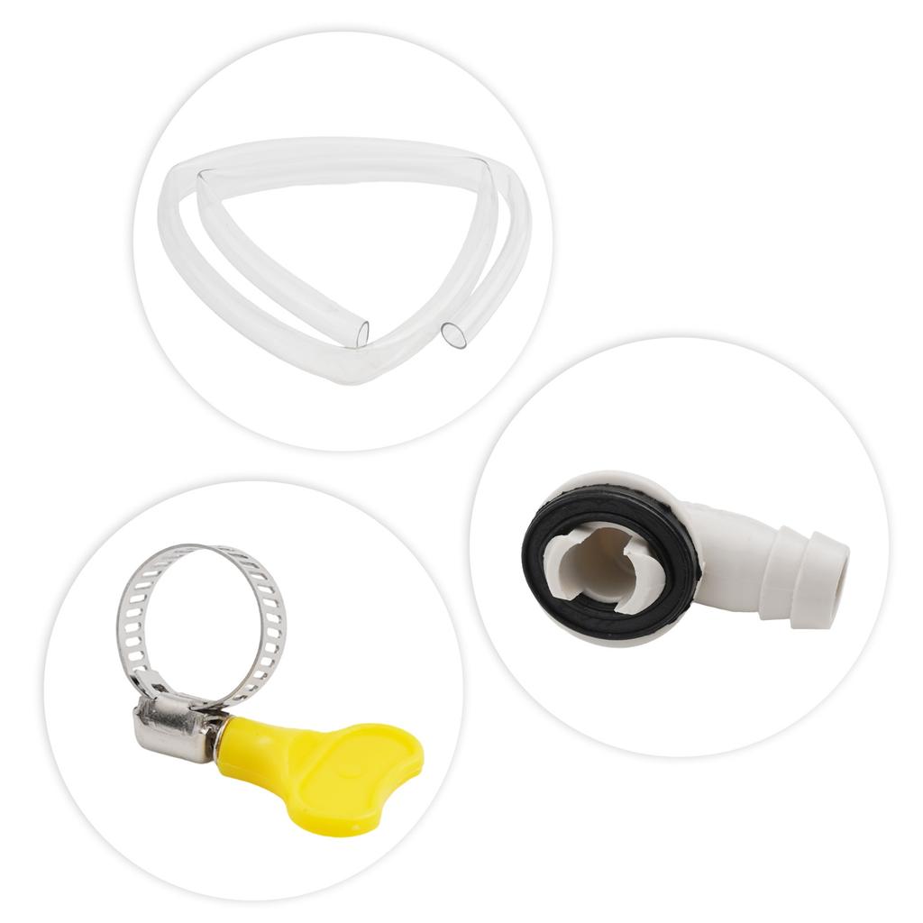 3FT/6FT AC Drain Hose AC Drain Hose ABS High Quality Leak-proof 1 Set For Small Split AC Units Leak-Proof ABS High Quality