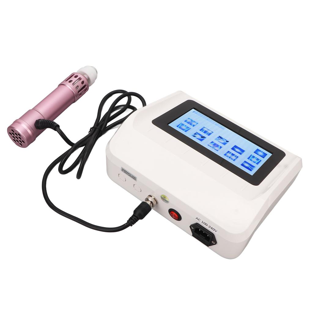 Electric Shockwave Therapy Machine 4 Massage Heads 16 Frequency ED Shockwave Treatment Device Rose