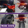 Off-Road Motorcycle Folding Rear License Plate Holder Fender Eliminator Kit Competible With Motorbike 675NK 675 NK 675 SS CF Moto 675SR 675 SR SR-R