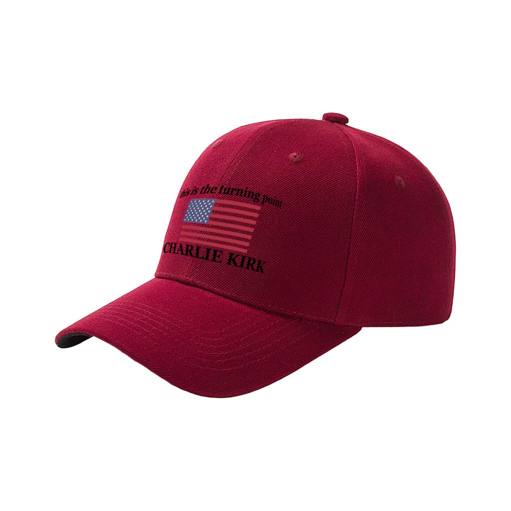 This Is The Turning Point Hat Pray For Charlie Kirk Hat For Men Women Adjustable Mens Baseball Hats Cap