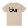 Blur Vintage Britische Rock Punk Band T-Shirt Retro Flauschiger Stil 100% Baumwolle Unisex Neu Lässig Kurzarm T-Shirt Unisex Damen