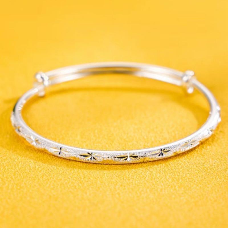 Goldsand Schmuck Stern Armband: Luxuriös plattiertes Sterlingsilber für Damen