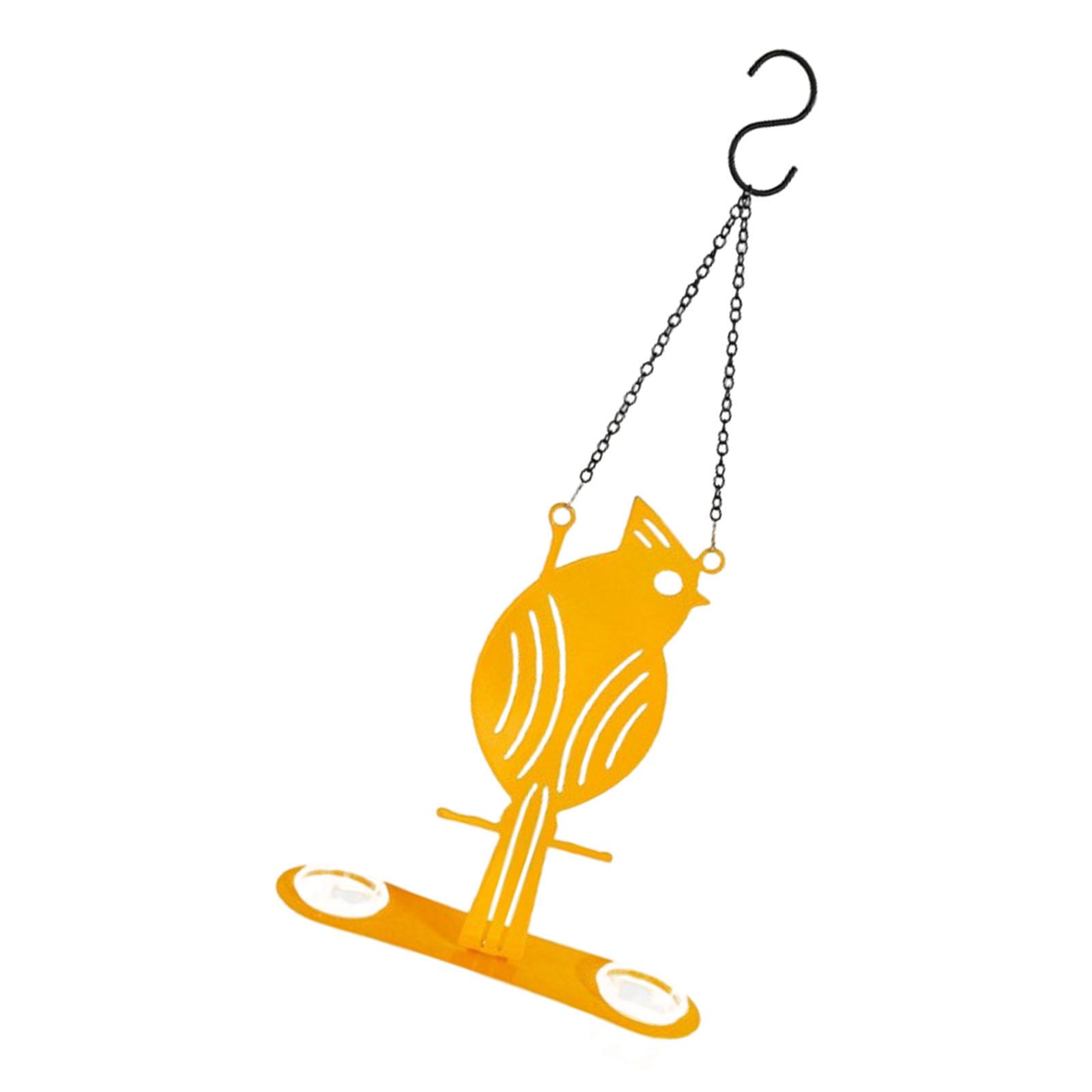 

Metal Oriole Feeder With Transparent Bowl And Fruit Holder For Outdoor Garden Backyard Bird Feeding Decoration