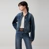 Elle French Style Rhinestone Fashion Design Casual Loose Versatile Long Sleeve Denim Jacket Women jackets L8AFS176