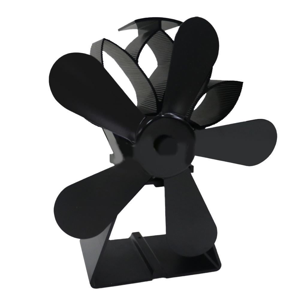 Decorative Stove Accessory 140*100*195mm Self-powered Fan Dynamic Speed Control Fan Cleaning Tool Dynamic Speed Control