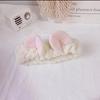 Honeyfluff - Chenille Animal Ear Face Wash Headband
