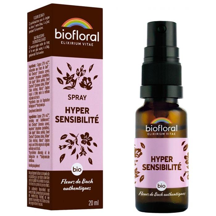 HUILE ESSENTIELLE - ESSENCE - FLEUR DE BACH Spray Hyper Sensibilité Bio Biofloral - 20 ml