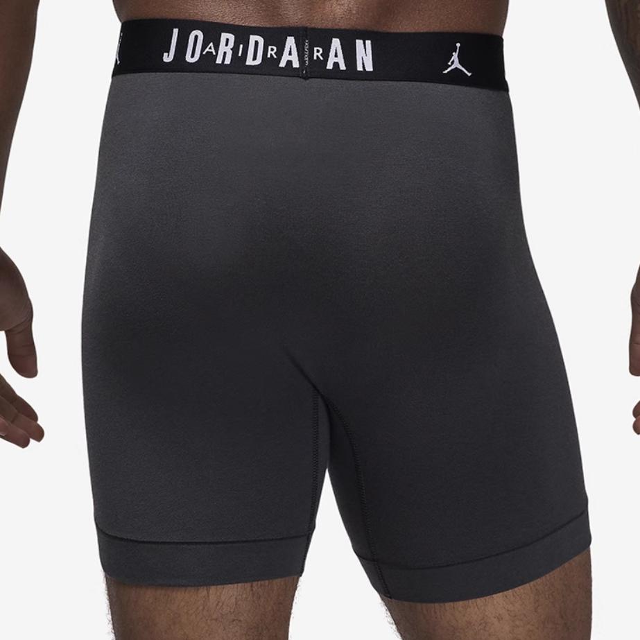 Jordan Printed Letter Low Waist Comfortable Breathable Boxer Briefs 3-Pack Men Underwear HF1882-070