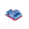 24V 2-Channel Relay Module with Optocoupler Relay Board High Low Trigger with LED Load DC 30V AC 250V 10A for PLC Automation Control, Industrial