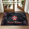 Crystal Velvet Square Rug Custom NameThe Cure Pattern Non Slip Home Floor Decor Rug