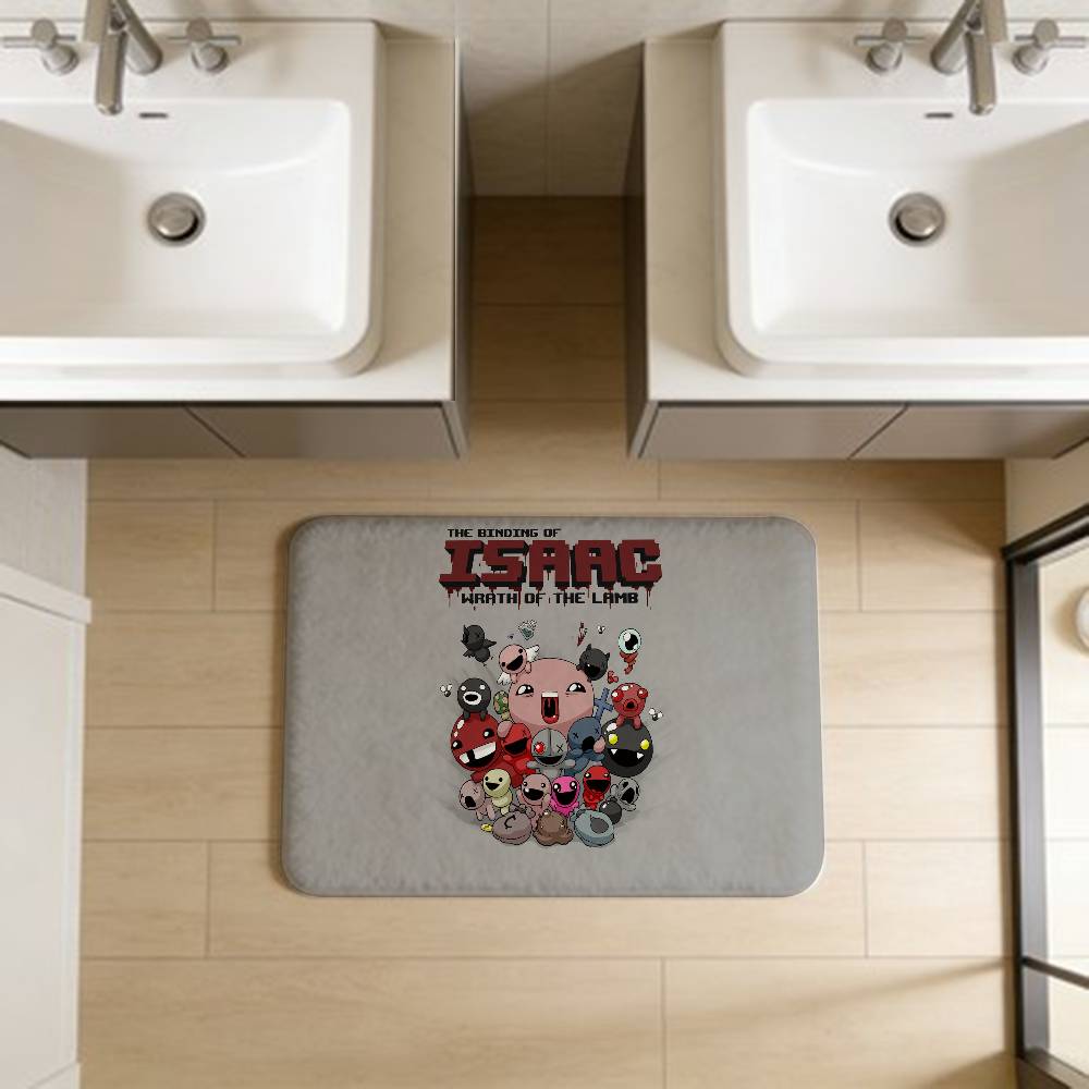 Game The Binding Of Isaac Floor Mat Rectangle Anti-slip Home Soft Badmat Front Door Indoor Outdoor Mat Welcome Doormat