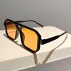 Classic Vintage Square Sunglasses Women Men Luxury Brand Designer Punk Trendy Sun Glasses Outdoor Shades