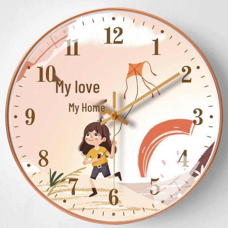 Silent 3D Clock: Magnetic Refrigerator Sticker - Creative Home Decor
