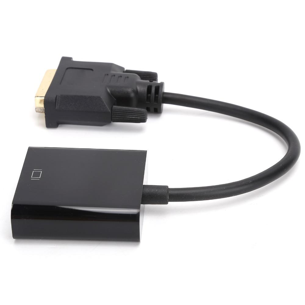 DVI 24+1 To VGA DVI Male To VGA Female Adapter Active DVI Adapter for Desktop Tablet Computer