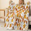 Printed Flannel Fleece Blanket, Soft & Skin-Friendly Cozy Throw, Warm for Home, Dorm & Winter Use