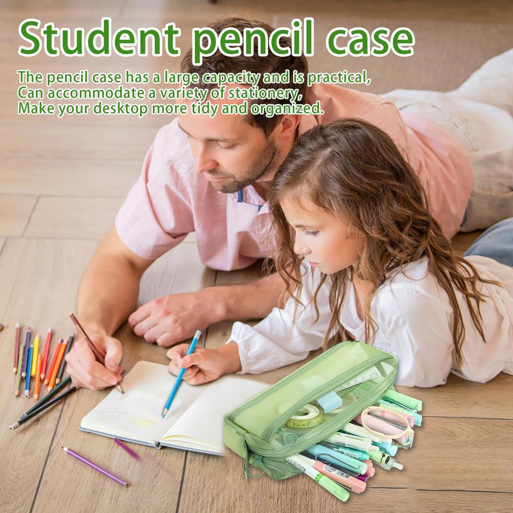 Pencil Case for Students Large Capacity Pencil Bag for School High School Kids Boys Girls