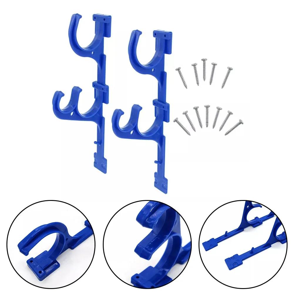 Holder Pool Hook Blue Fittings Accessories Garden Tool Organizing Parts Pool Pole Hanger Replacement Swimming Pool