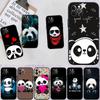 PP16 Cartoon Panda Soft Shell Phone Case for Redmi Note 10 11 12 Pro Max 10S 10C 10T 11A 11S 12S 12C