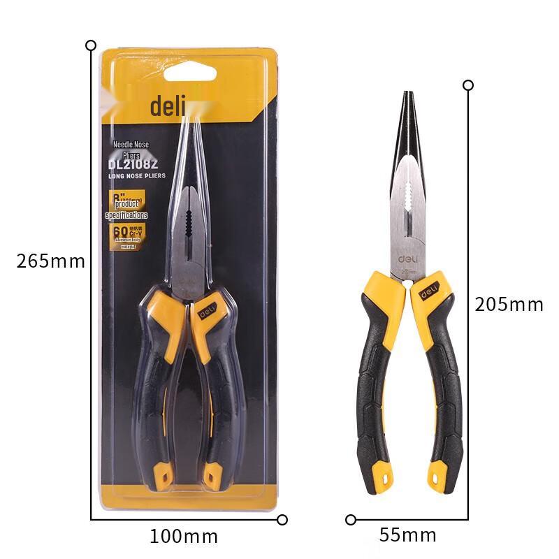 Deli Professional German-Style Long Nose Pliers
