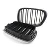 Für BMW 5er E39 525 528 530 535 1999-2003 Auto Kühlergrill Front Nieren Grill Doppellinie Silber Schwarz 51137005837 51137005838