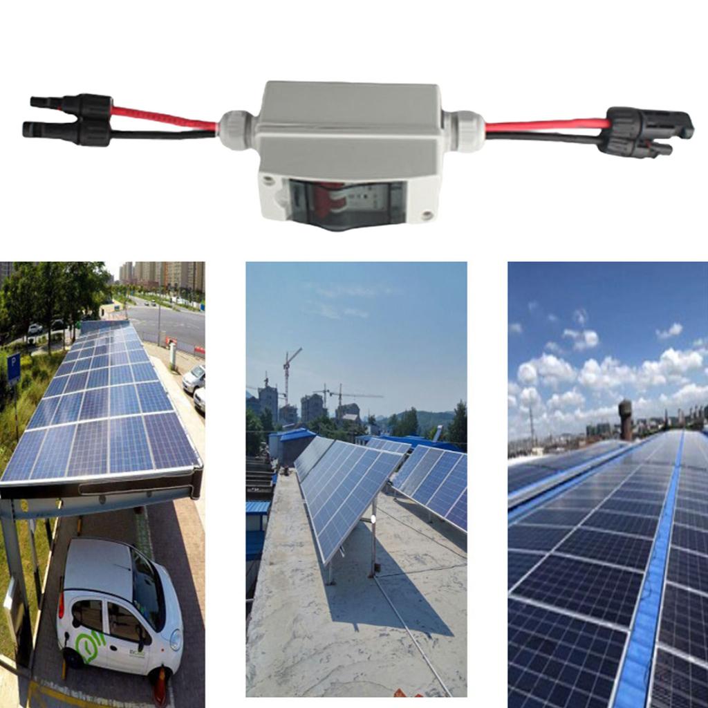 Solar Disconnect Switches with 260mm Cable Photovoltaic Isolator Switches Power Disconnection Switches Simple Operate