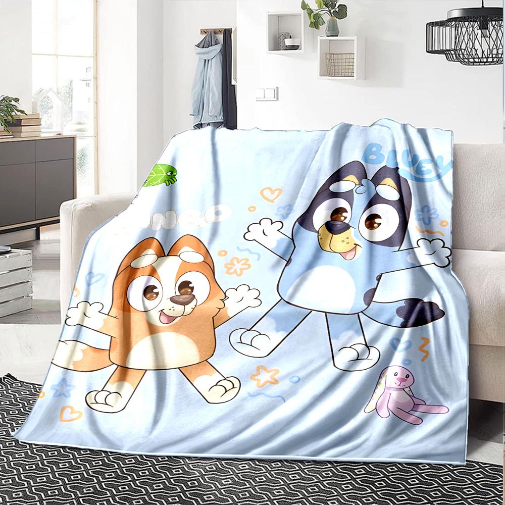 1 Stück B-Blucy Decke, Geschenk, für Männer und Frauen, Weiche Decke, Gut für Schlafsofa Couch Reisen, Leichte Flanelldecke