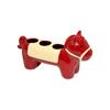 Ceramic Horse Electric Toothbrush Holder Space Saving Waterproof Toothbrush Storage Rack Decorative 3 Holes