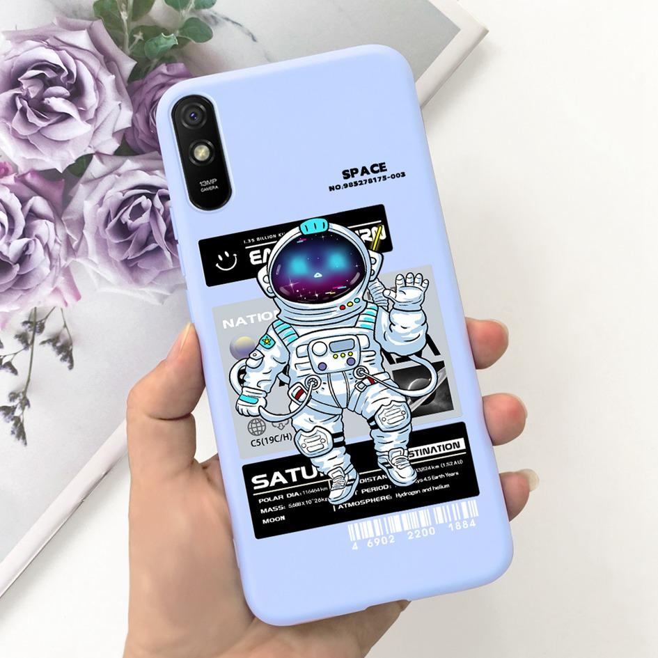 Für Xiaomi Redmi 9A 9AT Hülle Süßer Astronaut Schmetterling Weiches Silikon Handy Rückseite Für Xiaomi Redmi 9i Sport Redmi9a Hüllen