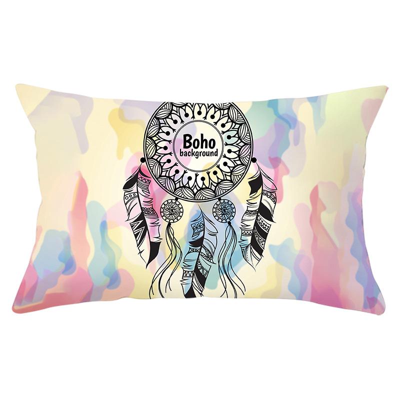 

Перьевой цифровой принт Персиковая кожа Наволочка для поясничной подушки В скандинавском стиле Домашняя наволочка Наволочка для дома и офиса 30 * 50Cm (excluding pillow core)