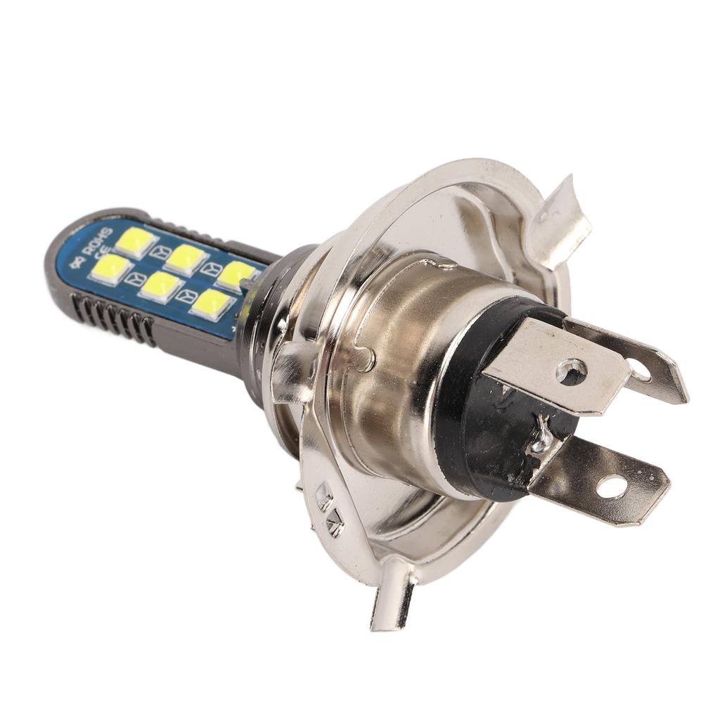 12LED H4 LED Headlight Motorcycle Electric Vehicle 3 Claw Motorcycle Front Lamp IP68 1080LM 6000K