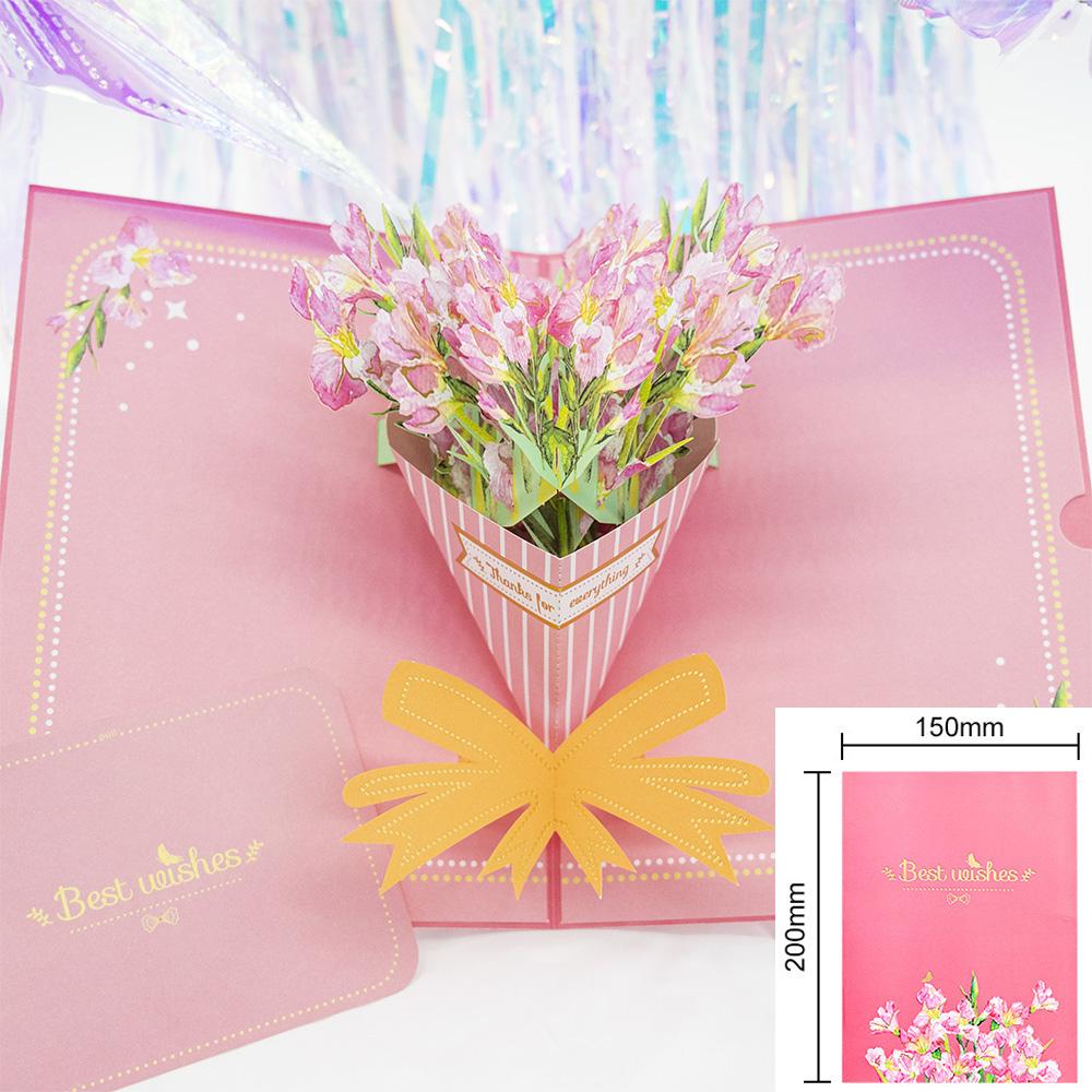 Hot 3D Creative Card For Wife And Friend Valentines Day Gift Wedding Invitation  Card Thank You Postcard