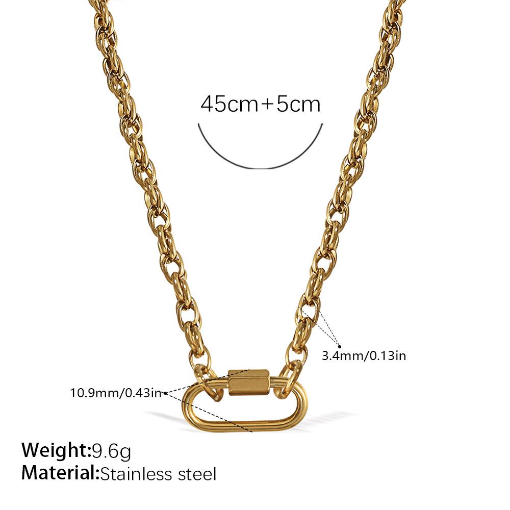 Japan And South Korea Fashion Niche Bracelet Necklace Women'S Personality Design Versatile Jewelry Does Not Fade Popular Trend