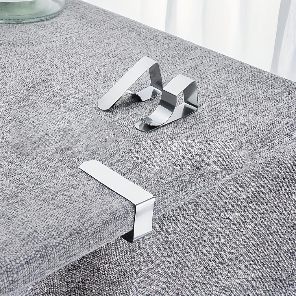 8pcs Heavy-duty Stainless Steel Tablecloth Clip - Stylish Design, Perfect for Weddings, Families, and Garden Picnics
