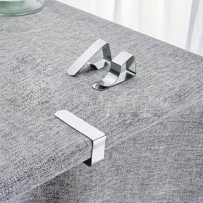8 stuks Heavy-duty Roestvrijstalen Tafelkleedklem - stijlvol ontwerp, perfect voor bruiloften, families en picknicks in de tuin