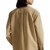 Polo Ralph Lauren Solid Large Fit Cotton Oxford Long Sleeve Shirt Women shirts Brown Yellow WMPOSHTNDN20278-230
