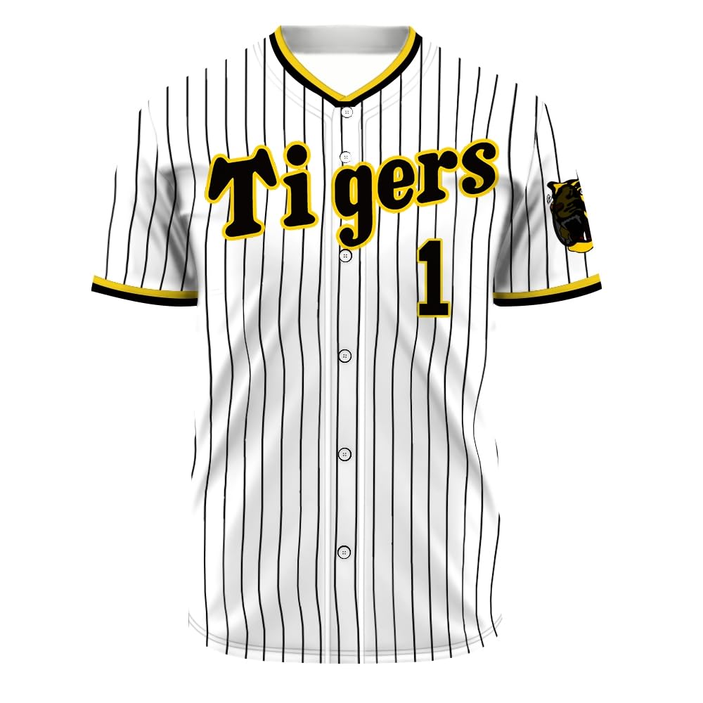 

Hanshin Tigers Replica Baseball Numbered Short Thin Baseball Commemorative Sweat Quick Unisex Number [RemeeHi] Uniform, Uniform, Sleeve, T-Shirt,