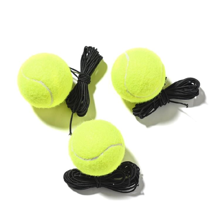 2pcs Single Practice Tennis Ball Tennis Training Ball Rebound Ball with String
