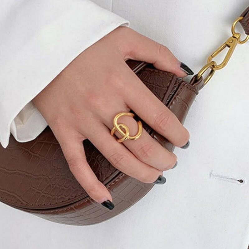 Minimalism 925 Sterling Silver Finger Rings for Women Couple Vintage Cross Winding Party Jewelry Gift Prevent Allergy