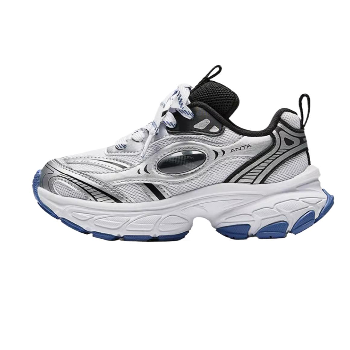 

Anta Kids Fabric Comfortable Trendy Non-Slip Wear-Resistant Low-Top Casual Shoes Kids Casual Shoes 312449990-1 28