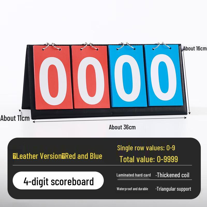 Sabaqi Portable Desktop Flip Scoreboard