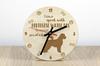 Portuguese Water Dog, Portie, PWD, Water Dog - clock with dog, wooden clock with engraving, personalised clock by Art-Dog