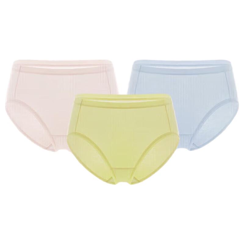 

PurCotton Women s Mid-Waist 95% Cotton Briefs 3-Pack XL