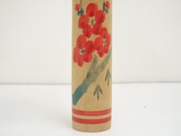 [USED]Kokeshi Doll by Bunsuke Sato, Traditional Japanese Folk Toy, Approx. 30.5cm, Handmade Wooden Doll, Kyodo Gangu, Used