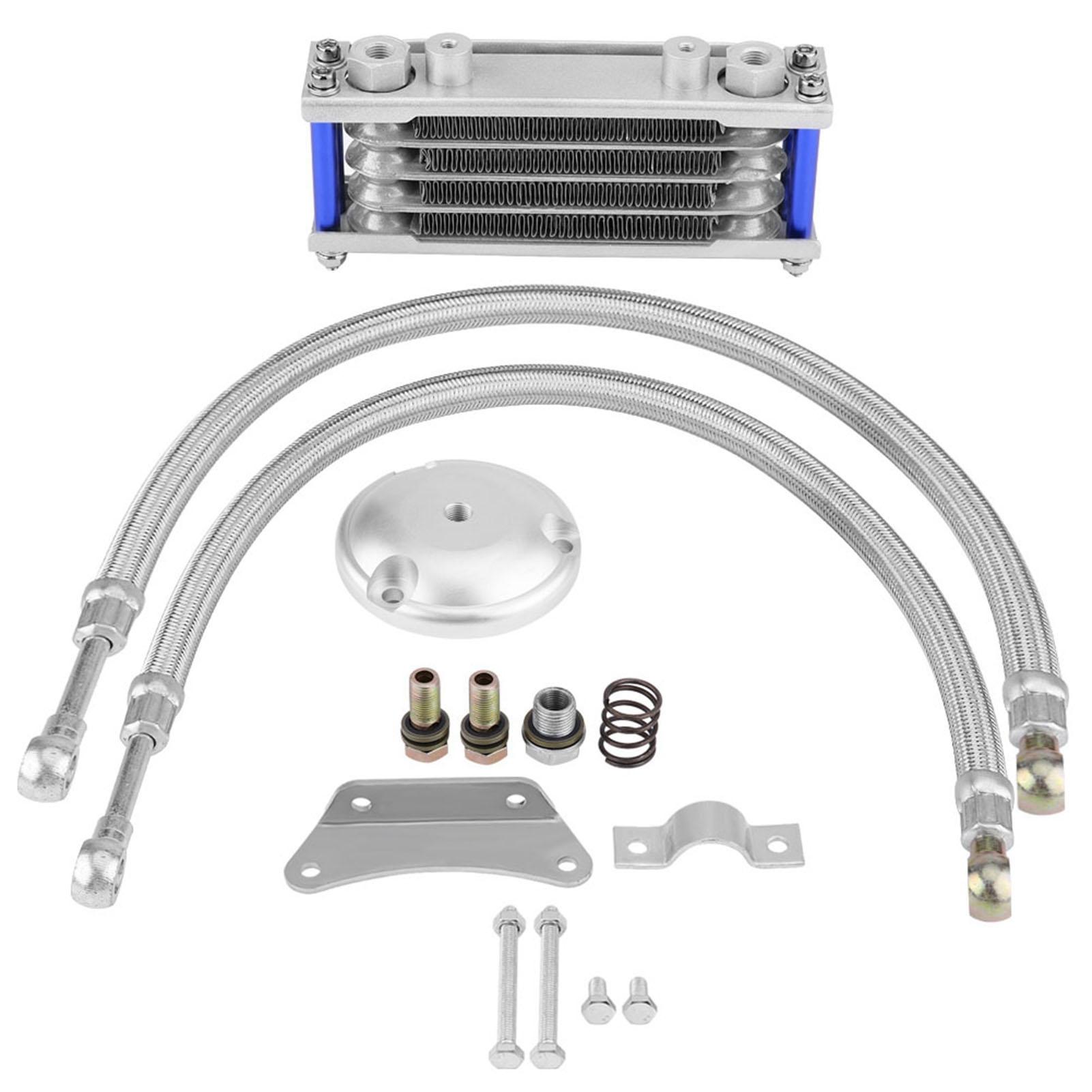 

65 мл мотоциклетный масляный радиатор охлаждения двигателя комплект системы радиатора для Suzuki 125CC 150CC 200CC