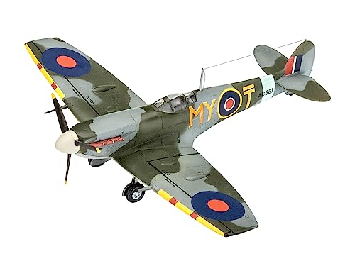 Revell 1/72 Scale German Air Force Messerschmitt Bf109G-10 Vs. Royal Air Force Spitfire Mk.V Battle Set, Plastic Model Kit 03710