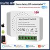 Graffiti WiFi Smart Circuit Breaker Switch with Mobile Timer, Alexa Compatibility, Dual Control, and Traditional Switch Functionality