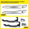 2PCS Door Handle Exterior Fit Chrome Tucson 2016- Hyundai Front&Rear Left
