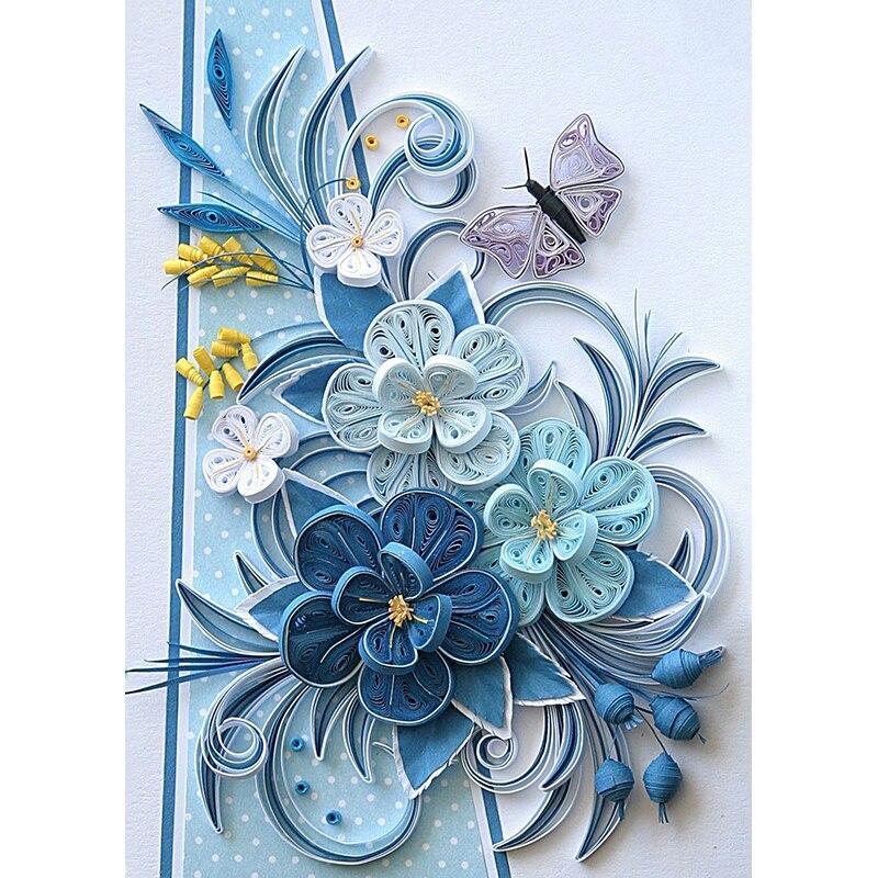 

Новый DIY 5D алмазная живопись Цветочная вставка Алмазная вышивка пейзаж вышивка крестиком полная круглая дрель мозаика домашний декор подарок Full Round 30x40CM