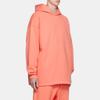 Fear of God Essentials Fleece-Lined Relaxed Fit Hoodie Men Tops Coral-Red FOG-FW22-108
