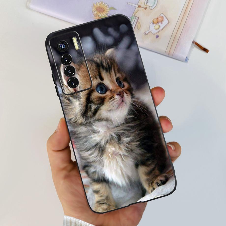Étui pour Tecno Camon 17 P Housse de Téléphone CG7 CG7n Silicone Souple Funda Pare-chocs pour Camon 17 PRO Camon17 Étuis Coque Transparente Nouvelle Mode